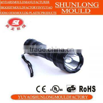 Shunlong plastic led flashlight injection mould making