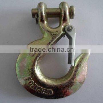 Galvanized or Colorful Forged Clevis Slip Hook With Latch photo-4