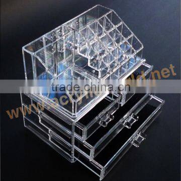 acrylic cosmetic makeup organizer lipstick holder