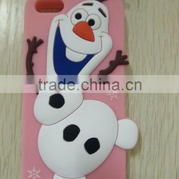 2015 hotting sale cartoon design phone cover ,3D three-dimensional effect plastic phone cover