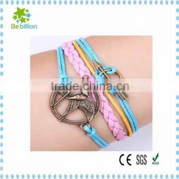 High quality infinity bracelet hunger game bracelet ,double love bracelet friendship bracelet