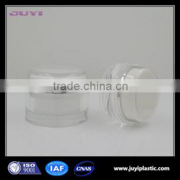 5g 15g 30g 50g 80g 100g 150g 200g clear round plastic cream jar, acrylic jar packaging, plastic cosmetic containers