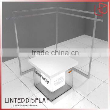 MDF base metal material sports clothing display rack