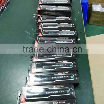 Custom Logo Printed Selfie Stick With Bluetooth Remote Control Shutter Button Universal Monopod Selfie Stick photo-2