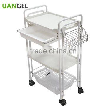 4 wheels car beauty parlour use ABS trolley