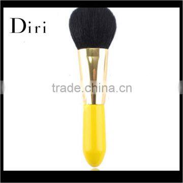 big powder makeup brush yellor color best conceal makeup brush synthetic hair make up powder brush