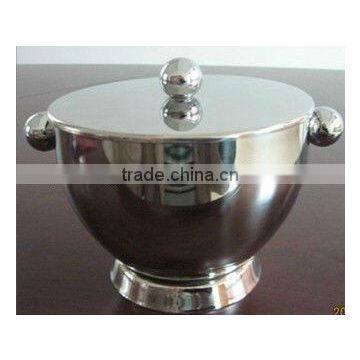 1.5L stainless steel cooling ice bucket with lid