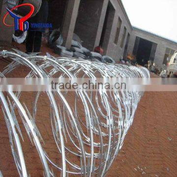 razor wire flat wrap fence