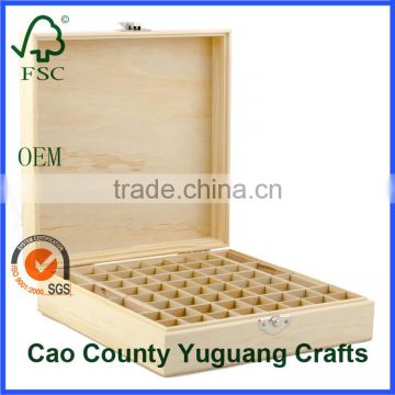 hot sale essential oil packing storage wooden boxes