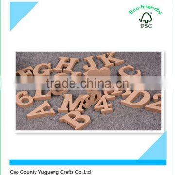 Wooden Letter Plain Wood Letter Wooden Blocks Party Home Christmas Decoration Crafts photo-2