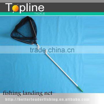 cheap wholesale aluminium long handle telescopic folding fishing landing net China