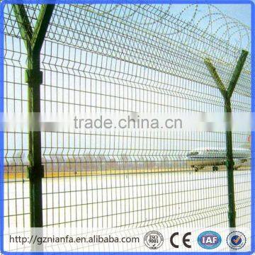 PVC coated Invisible Security Fence/PVC coated Airport Security Fence (Guangzhou Manufacturer)