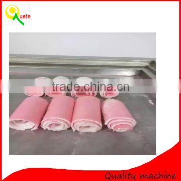 Fast cooling fry ice cream machine, hot sale roll fried ice pan