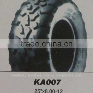 china qingdao hot sale tire 25"x10.00-12 atv tyre/tire