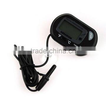 Black Digital Thermometer for Aquarium Terrarium Reptile Snake Lizard Incubator