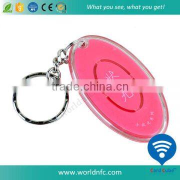 Waterproof RFID 125khz Keychain With PC Material With Hitag 1 Chip photo-3