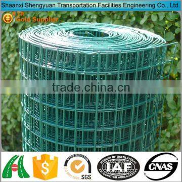 1/4 inch PVC coated welded rabbit cage wire mesh / welded wire mesh roll