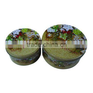 food grade round cookie tin,round cookie tin can,round cookie tin box