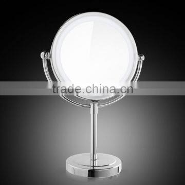 Battery Operated Desktop Two Sides Illuminated LED Cosmetic Makeup Mirror photo-3