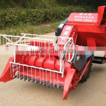 two main function combination harvester rubber track suitable for mountains