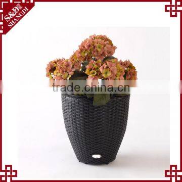 UV-resistant Plastic Rattan Garden Flower Planter 2016 Decorative Plant Pot photo-3