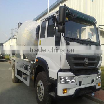 China Howo self loading concrete mixer truck