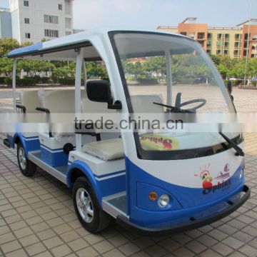 Latest design suitable price tourist mini electric shuttle bus