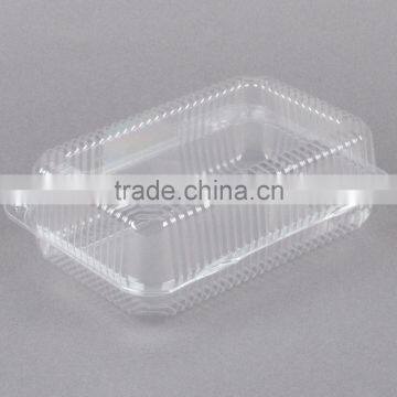 OPS Plastic Clear Clamshell Cake Container With Dome Hinged Lid Cheap Price photo-4