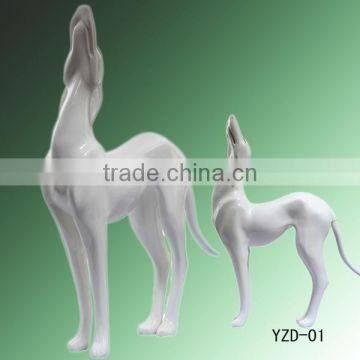 New display realistic display dog cheap fashion animal manikin