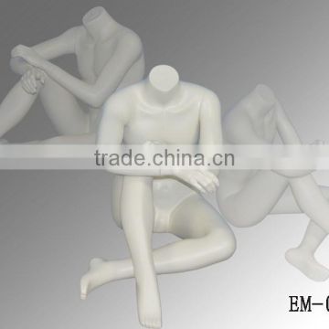 2015 Cheap Headless Display sitting nude Male Mannequin Dressmaker Forms