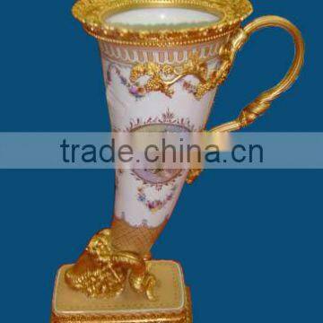 Fair Lady With Colorful Flower Decorated Vase, Creative Designed Flower Holder photo-6