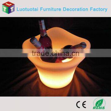 Wine/beverage Flsahing Round Ice Bucket/cooler With 24 Keys Control photo-5