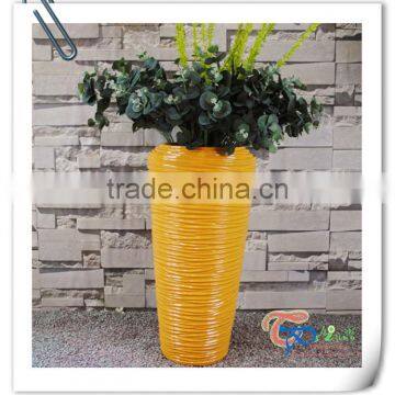 Cheapest China factory unique flower pot for hotel decoration