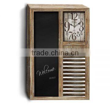 Multifunctional Antique Wooden Clock Cabinet