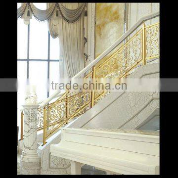 Luxury Aluminum Handrails Staircase Balustrade for Hotel Villa photo-6