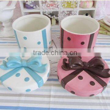 Wedding Decora Ceramic Mini Suitcase Gift Box photo-5