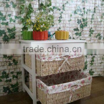 Hot Sale Modern Style White Wooden Cabinet With 2 Drawer photo-4