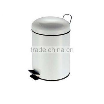3 Litre Pedal Trash Bin White Foot Pedal Bin With Lid For Easy Opening Closing Dustbin photo-2