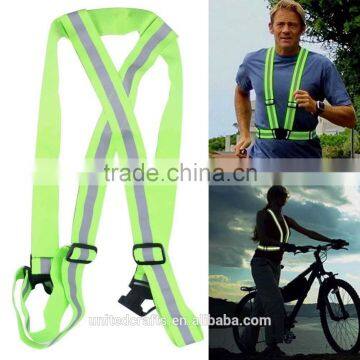 High Adjustable Safety Security Visibility Reflective Vest Gear Stripes Jacket photo-3
