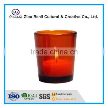 Wholesale Colored Glass Tea Light Candle Holder for Holiday photo-2