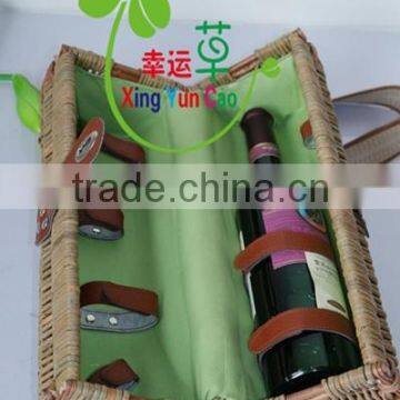 The Cheapest Beautiful Baket Spilt Willow for Wine, Wine Bottle Basket