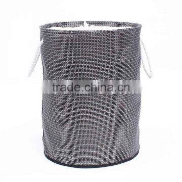 Fashional Style Foldable and Collapsible Laundry Basket With Strong Rope Handles photo-4
