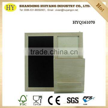 Wholesale Hanging on Wall Wood Chalkboard With Shelf