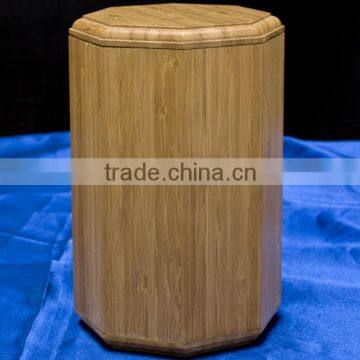 2016 Natural Solid Bamboo Cremation Ashes Urn wholesale