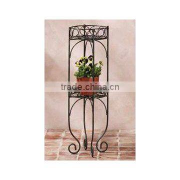 wrought iron floor stand racks