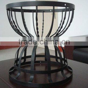 wrought iron planter