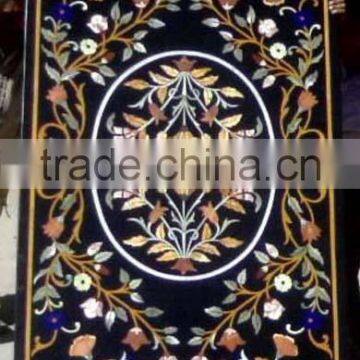 Antique Marble Inlay Table Top Indian Inlay Table Top Marble