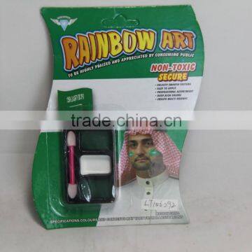 Fans Safe 3 Colors Face Paint With Brush, Customized Football Safety Face Paint With Brush photo-3