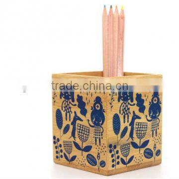 Square Bamboo Pen Pot photo-2