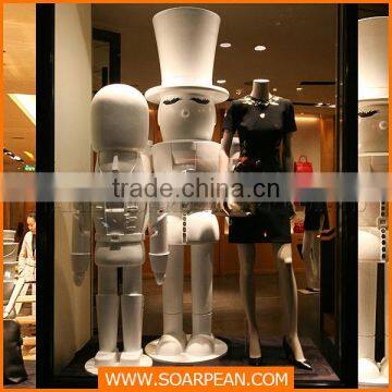White Special Design Fiberglass Life Size Soldier Statues for Sale photo-3